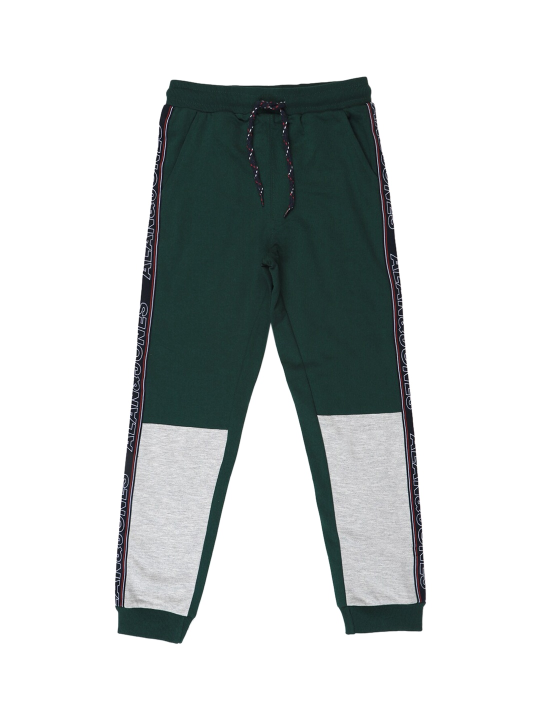 

Alan Jones Boys Teal Green Colourblocked Joggers