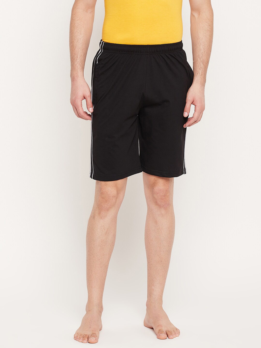 

Okane Men Black Lounge Shorts