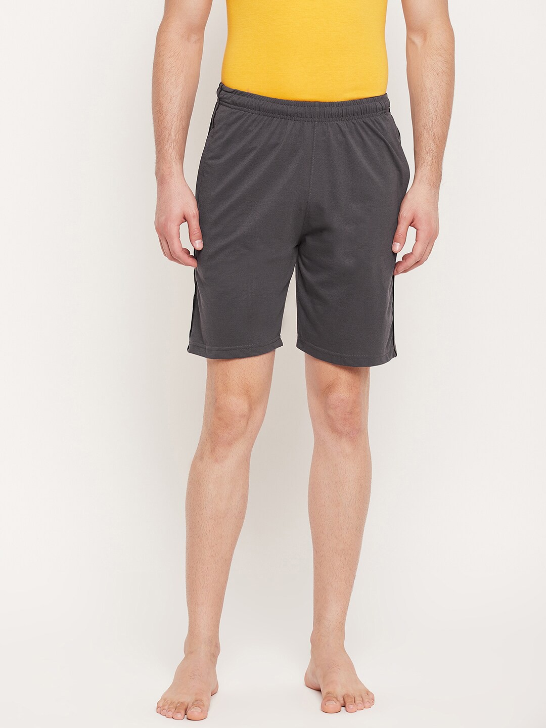 

Okane Men Grey Lounge Shorts