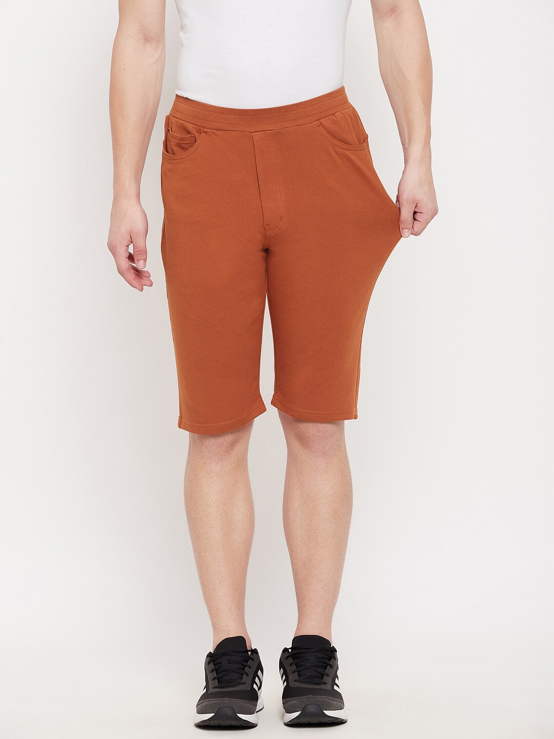 

Okane Men Rust Lounge Shorts