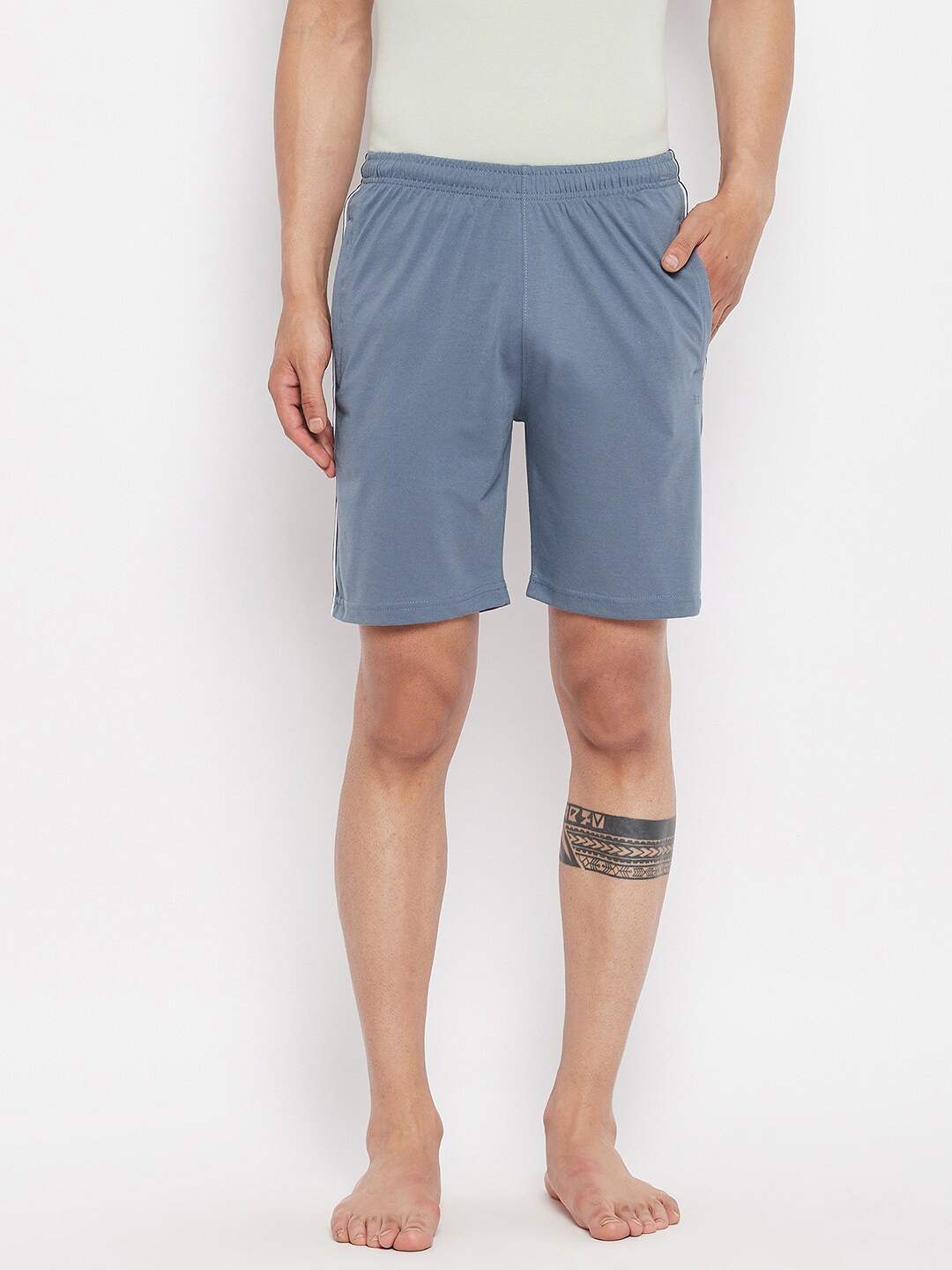 

Okane Men Blue Lounge Shorts