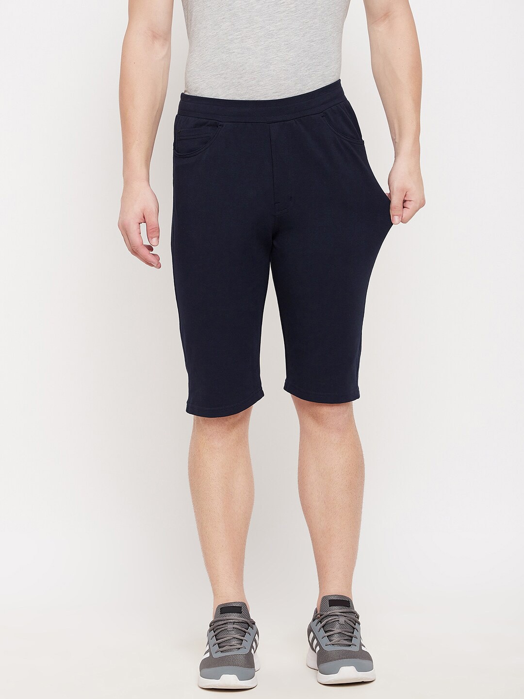 

Okane Men Navy Blue Lounge Shorts