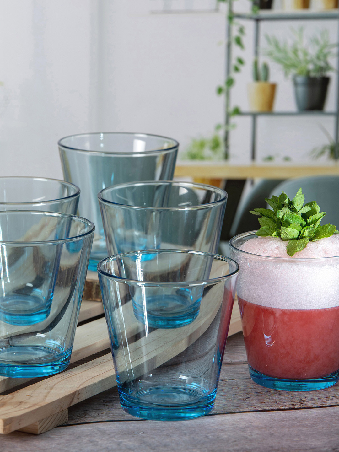 

Pasabahce Set Of 6 Transparent Glass Tumbler Set