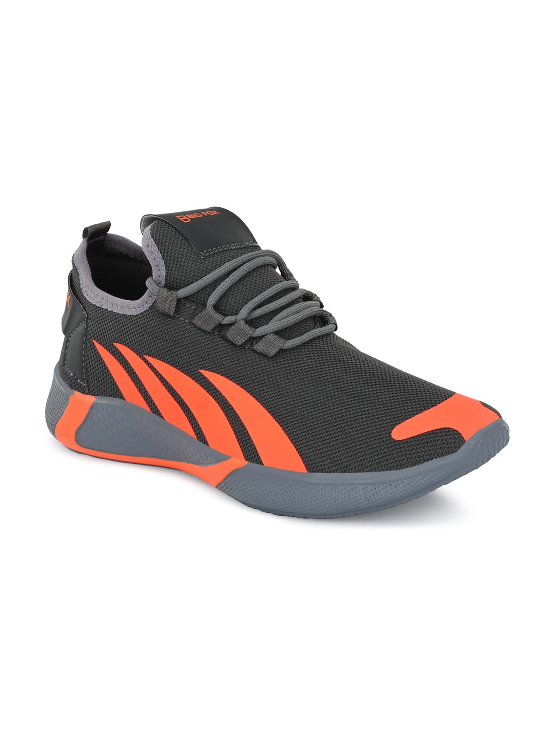 

Big Fox Men Grey Woven Design Sneakers