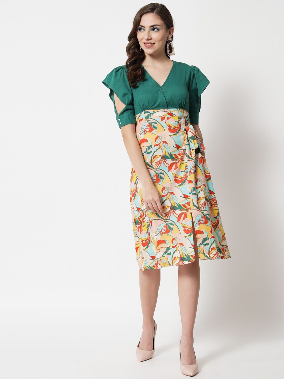 

The Dry State Multicoloured Floral Dress, Multi