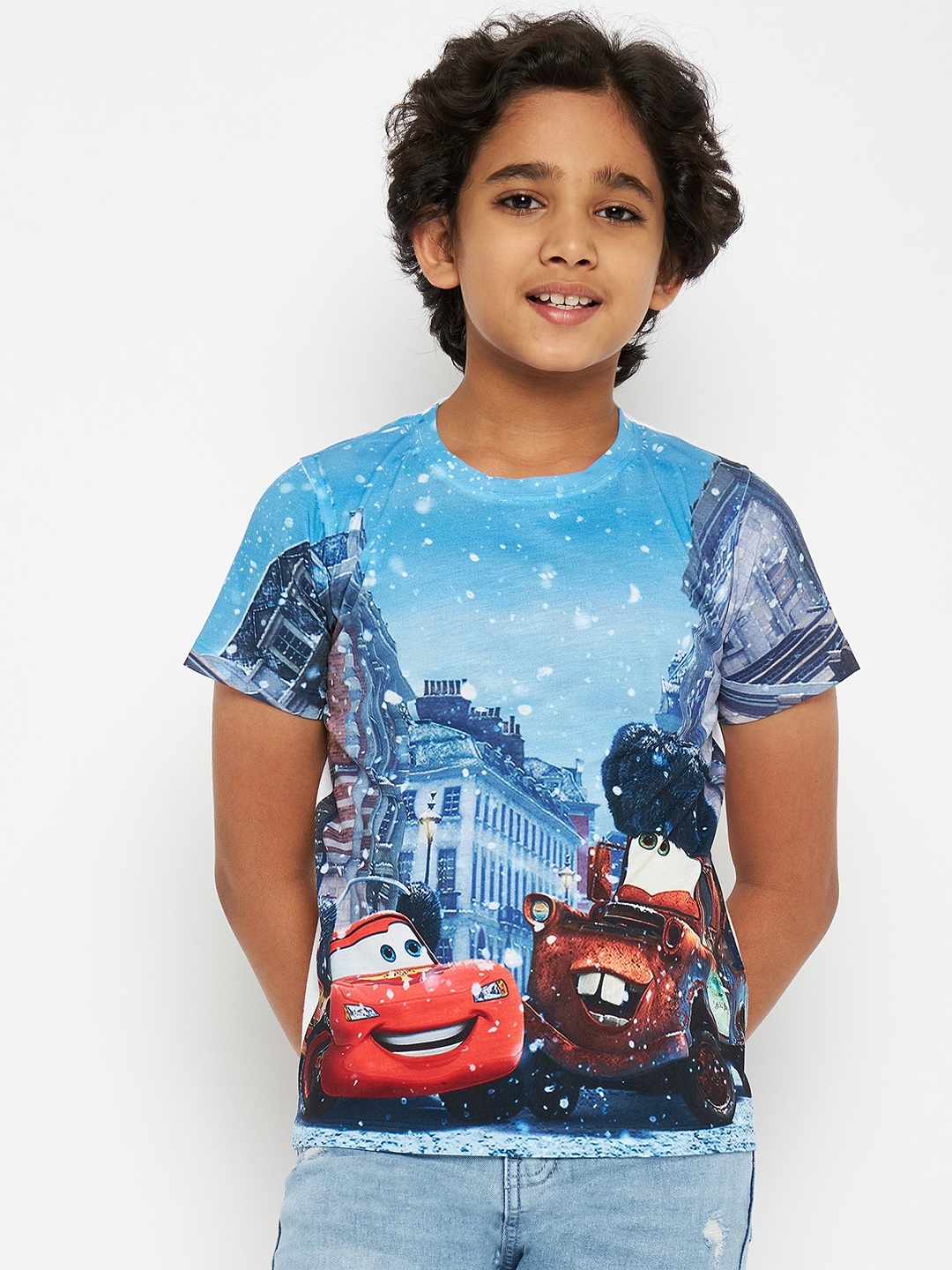 

Disney by Wear Your Mind Boys Multicoloured Printed T-shirt, Multi