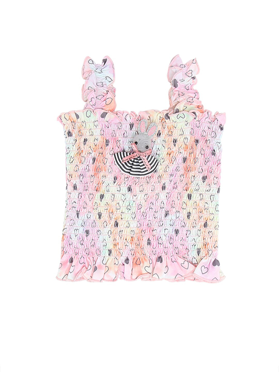 

Actuel Pink Floral Print Top