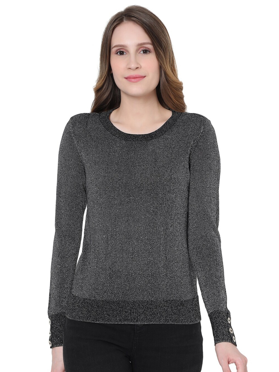 

Vero Moda Women Black Sweater Vest