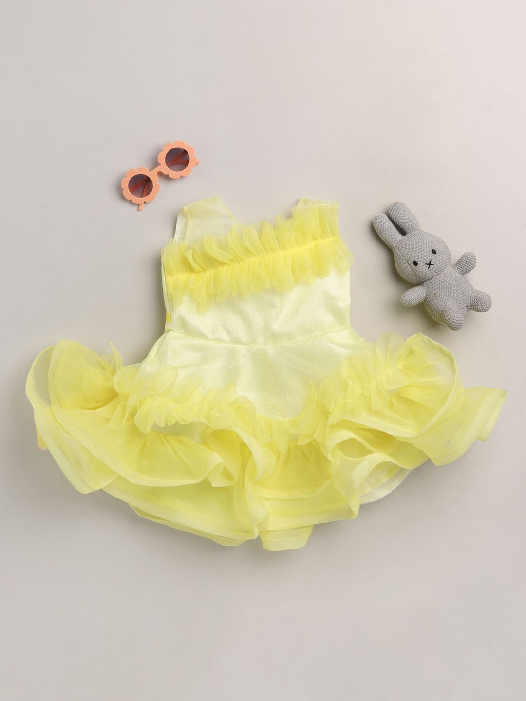 

JBN Creation Yellow Dress