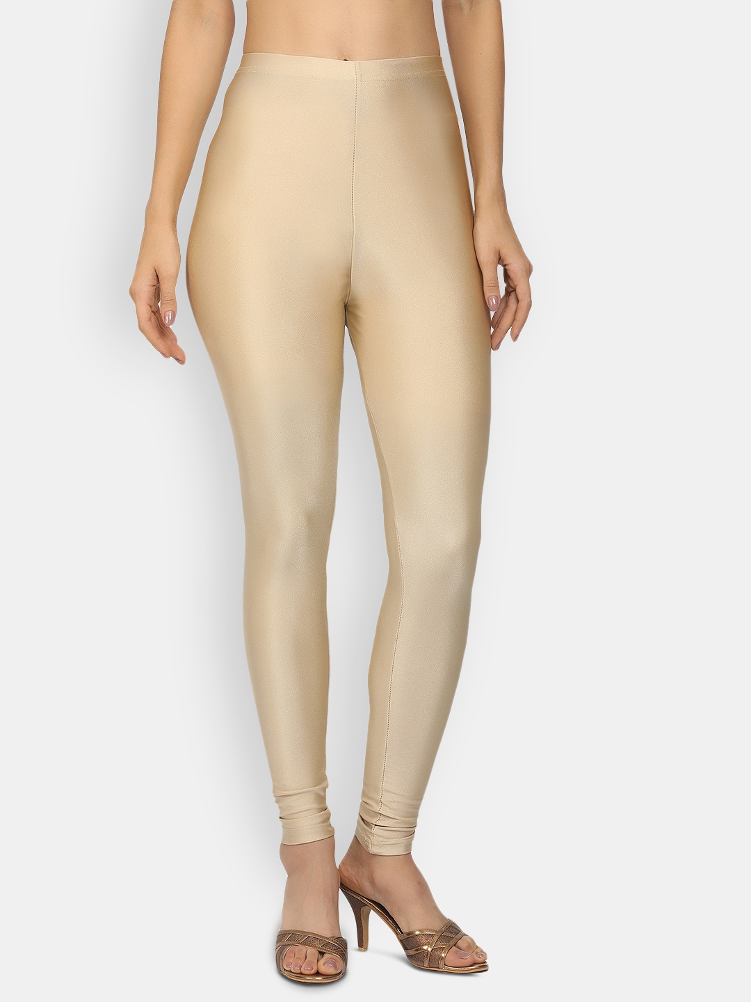 

V-Mart Women Gold Leggings