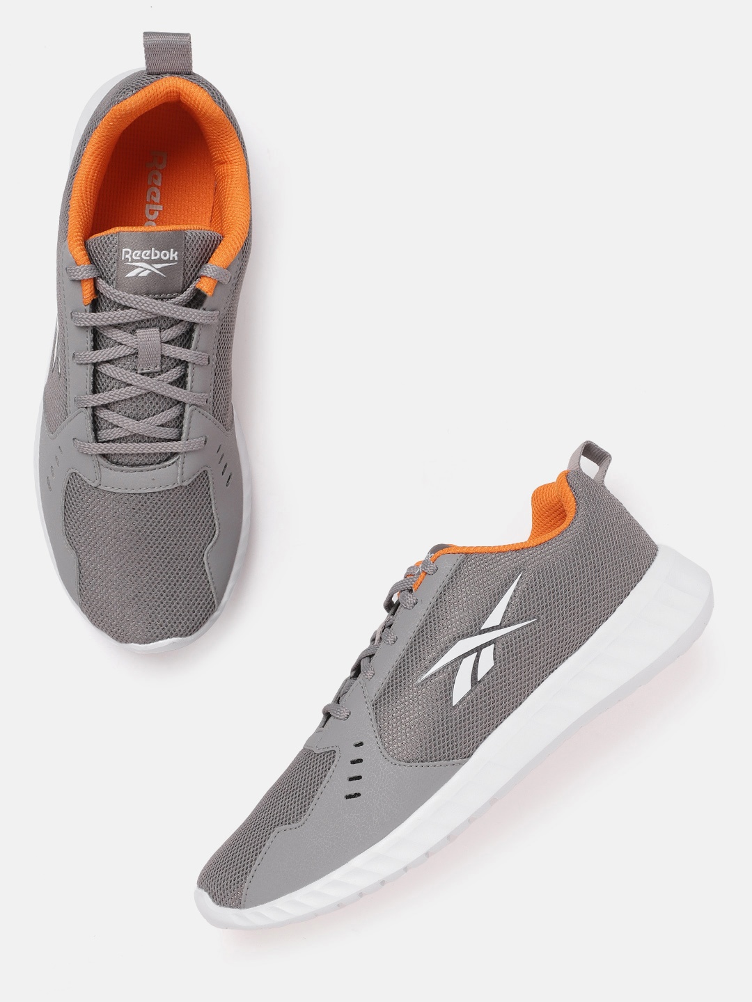 

Reebok Men Woven Design Ripple Ignite Running Shoes, Grey