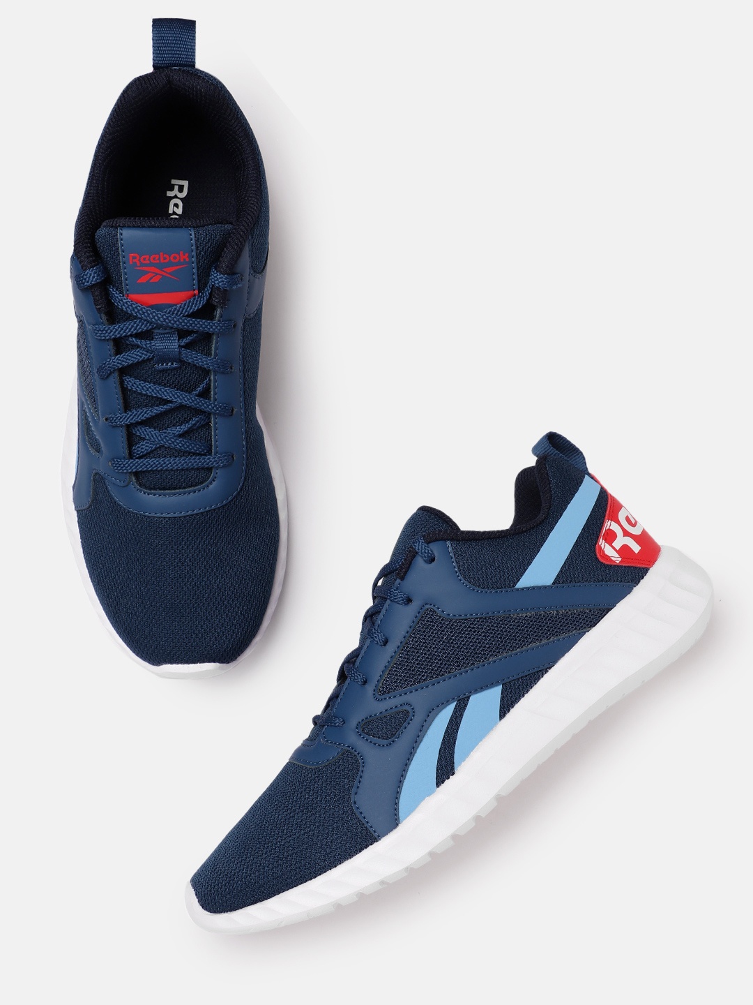 

Reebok Men Woven Design Rout 2 Running Shoes, Navy blue