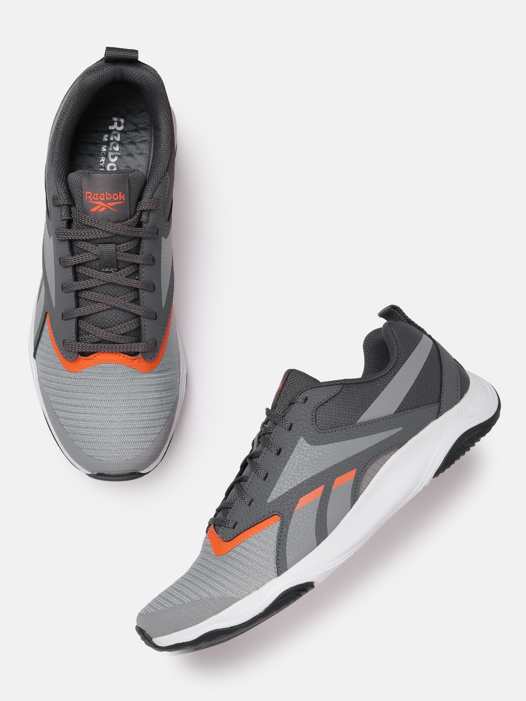 

Reebok Men Woven Design Impact Running Shoes, Grey