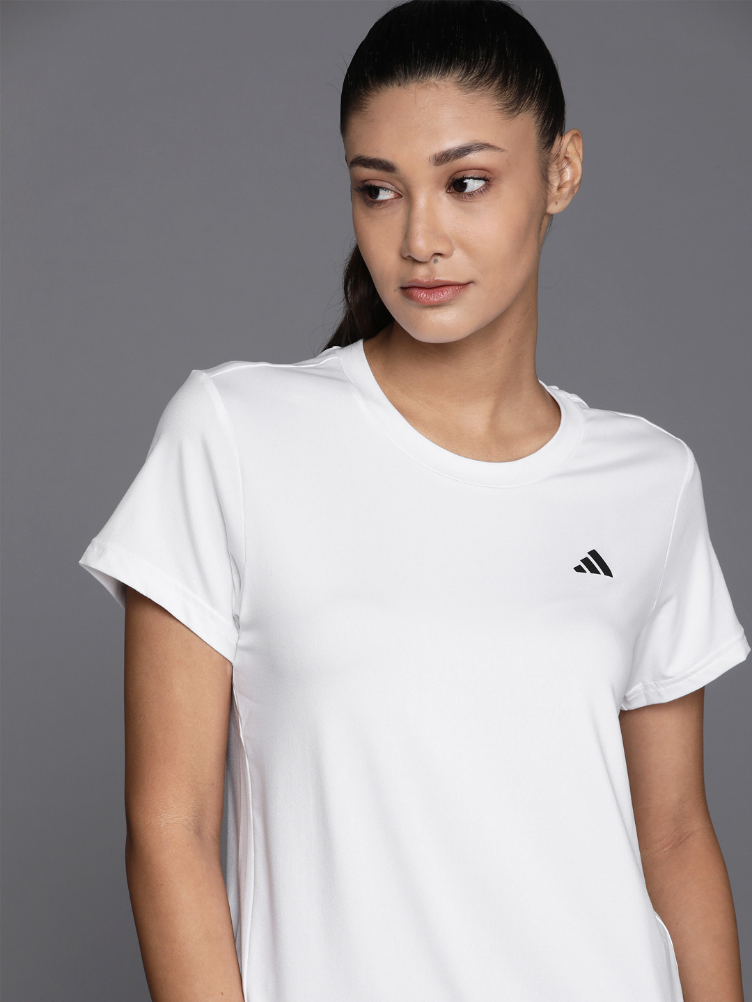 

ADIDAS Women White Aeroready Training T-shirt