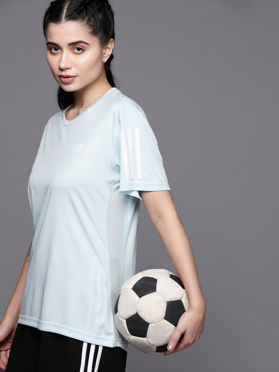 

ADIDAS Women Blue Own The Run Tee T-Shirt