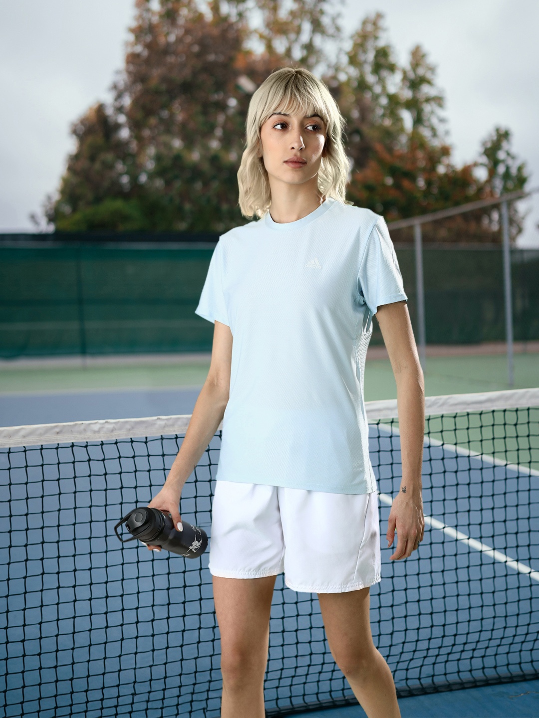

ADIDAS Women Blue ADI Runner T-shirt