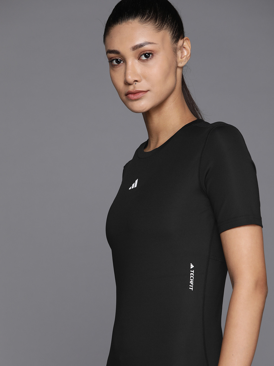 

ADIDAS Women Black Aeroready Training Tech Fit T-shirt