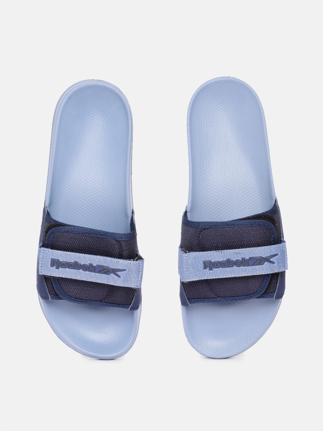 

Reebok Unisex Brand Logo Printed Sliders, Blue