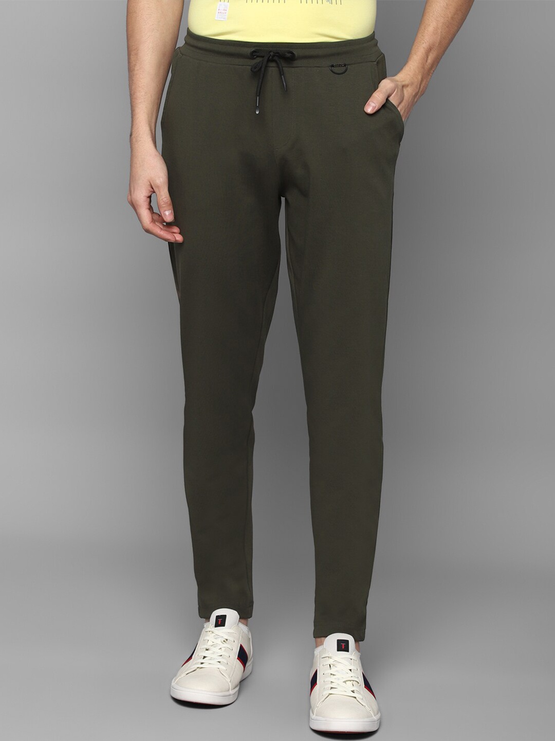 

Allen Solly Tribe Men Olive Solid Track Pants