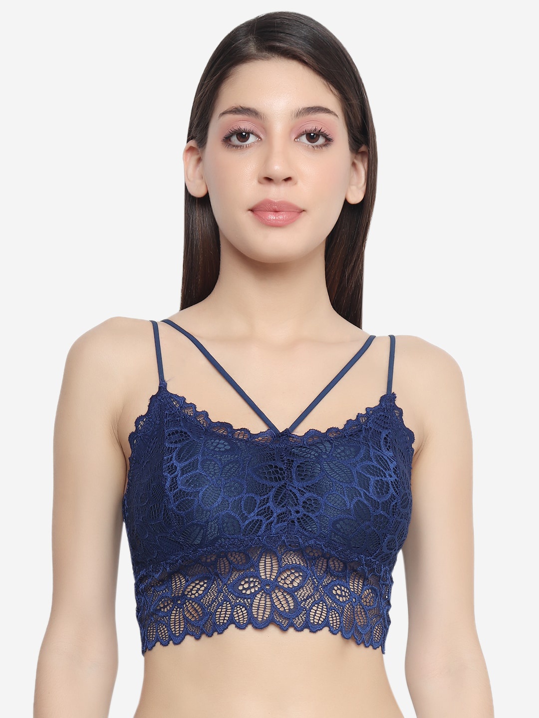 

XOXO Design Women Navy Blue Bra