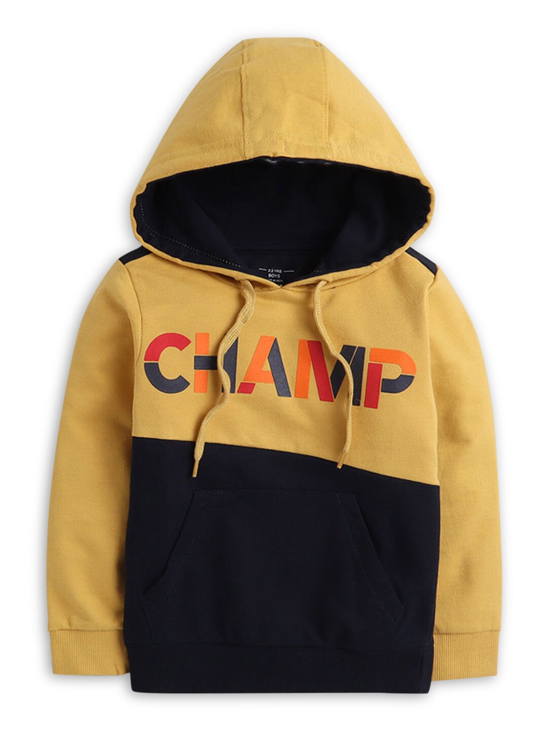 

Hopscotch Boys Yellow Hooded Sweatshirt