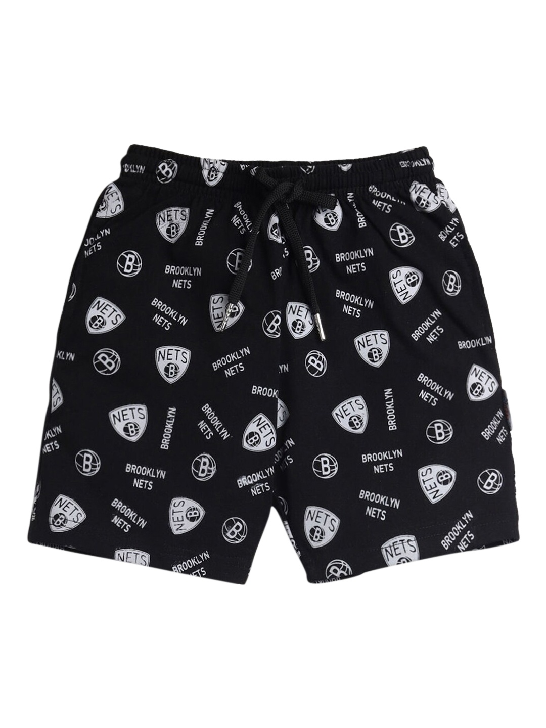 

Hopscotch Boys Black Conversational Printed Shorts