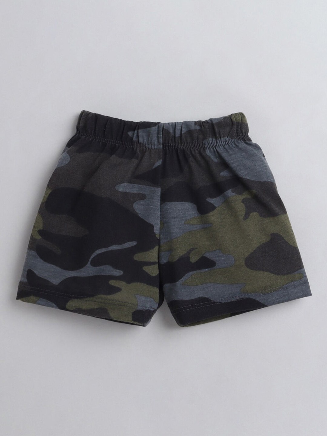 

Hopscotch Girls Multicoloured Camouflage Printed Shorts, Multi