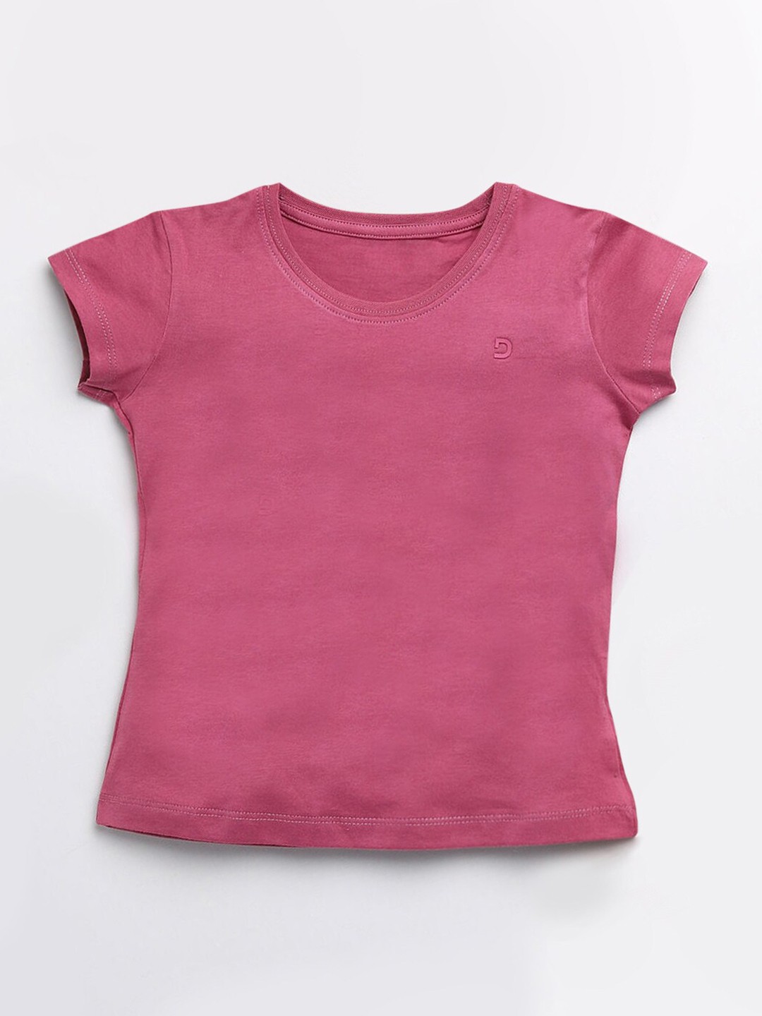 

Hopscotch Girls Pink V-Neck T-shirt