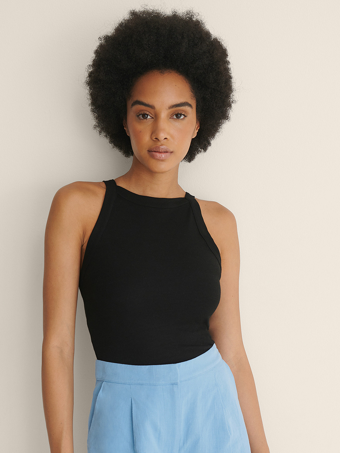 

NA-KD Black Solid Top