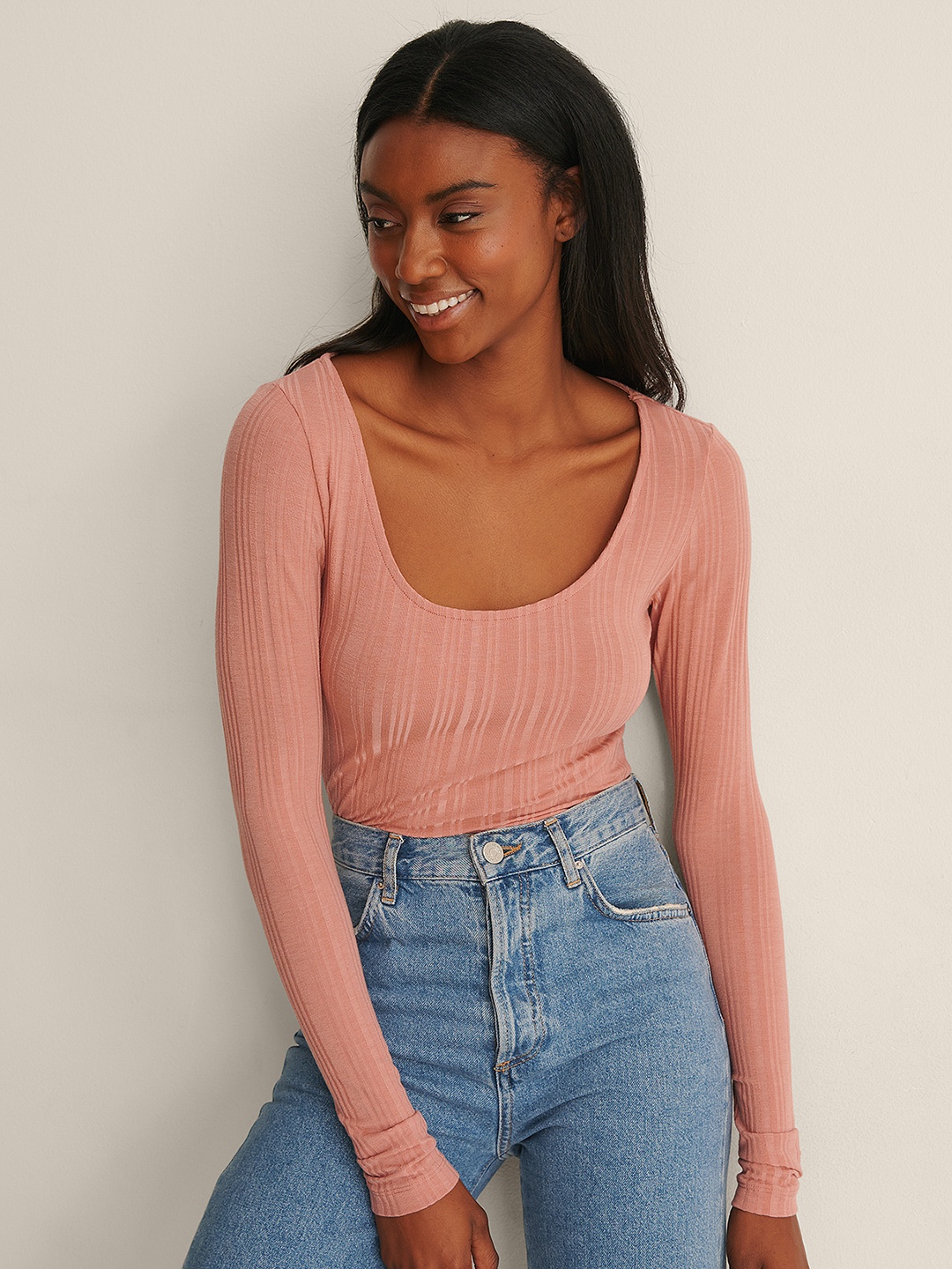 

NA-KD Women Pink Solid Top