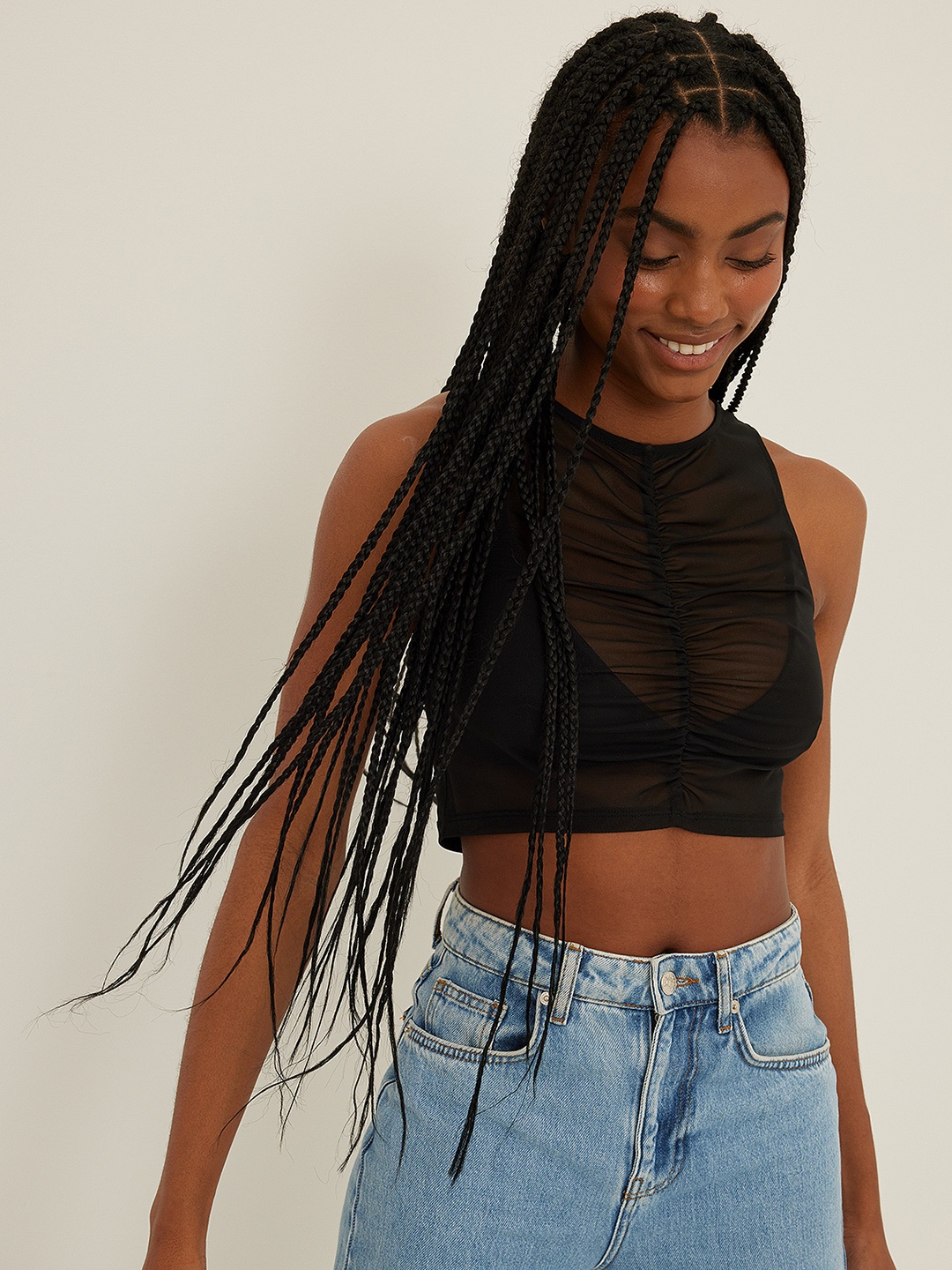 

NA-KD Black Bralette Crop Top