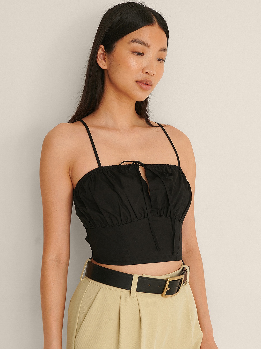 

NA-KD Black Solid Top