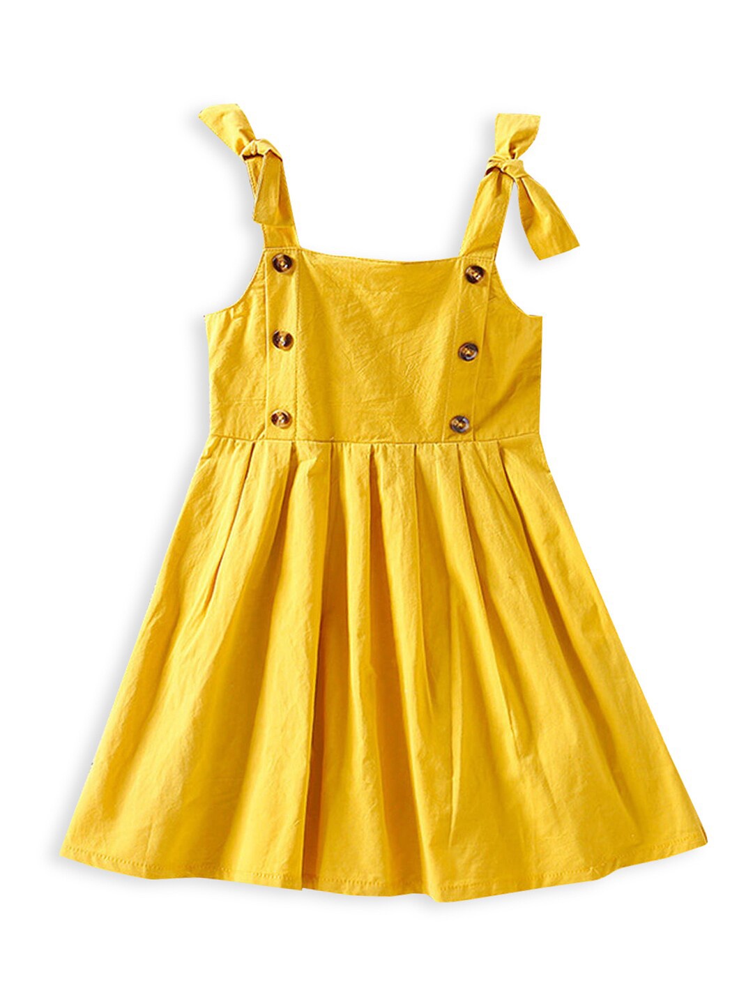

Hopscotch Yellow Pinafore Dress