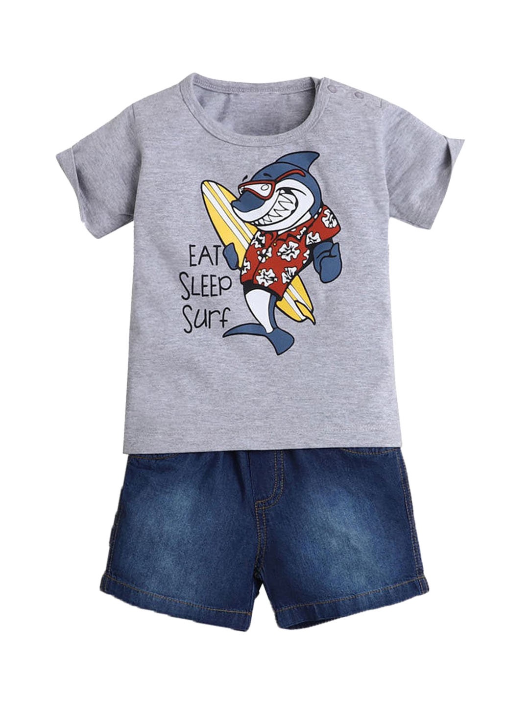 

Hopscotch Boys Grey Clothing Set
