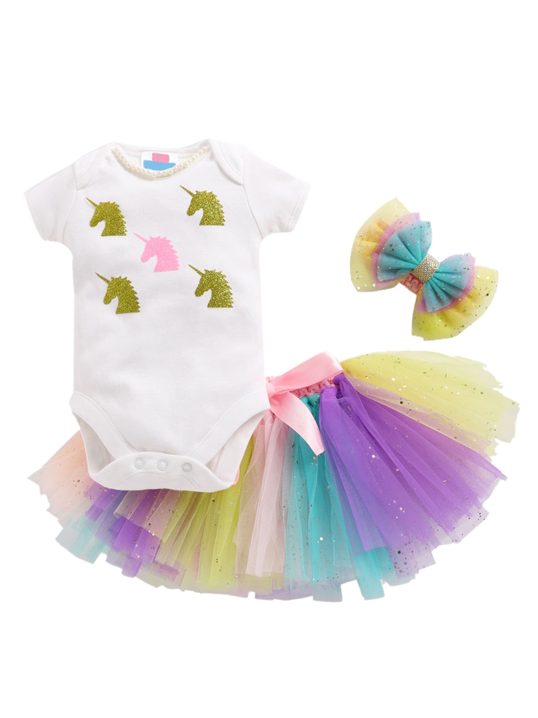 

Hopscotch Girls White Clothing Set