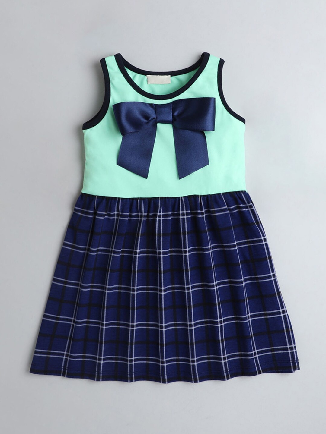 

Hopscotch Multicoloured Checked Dress, Multi