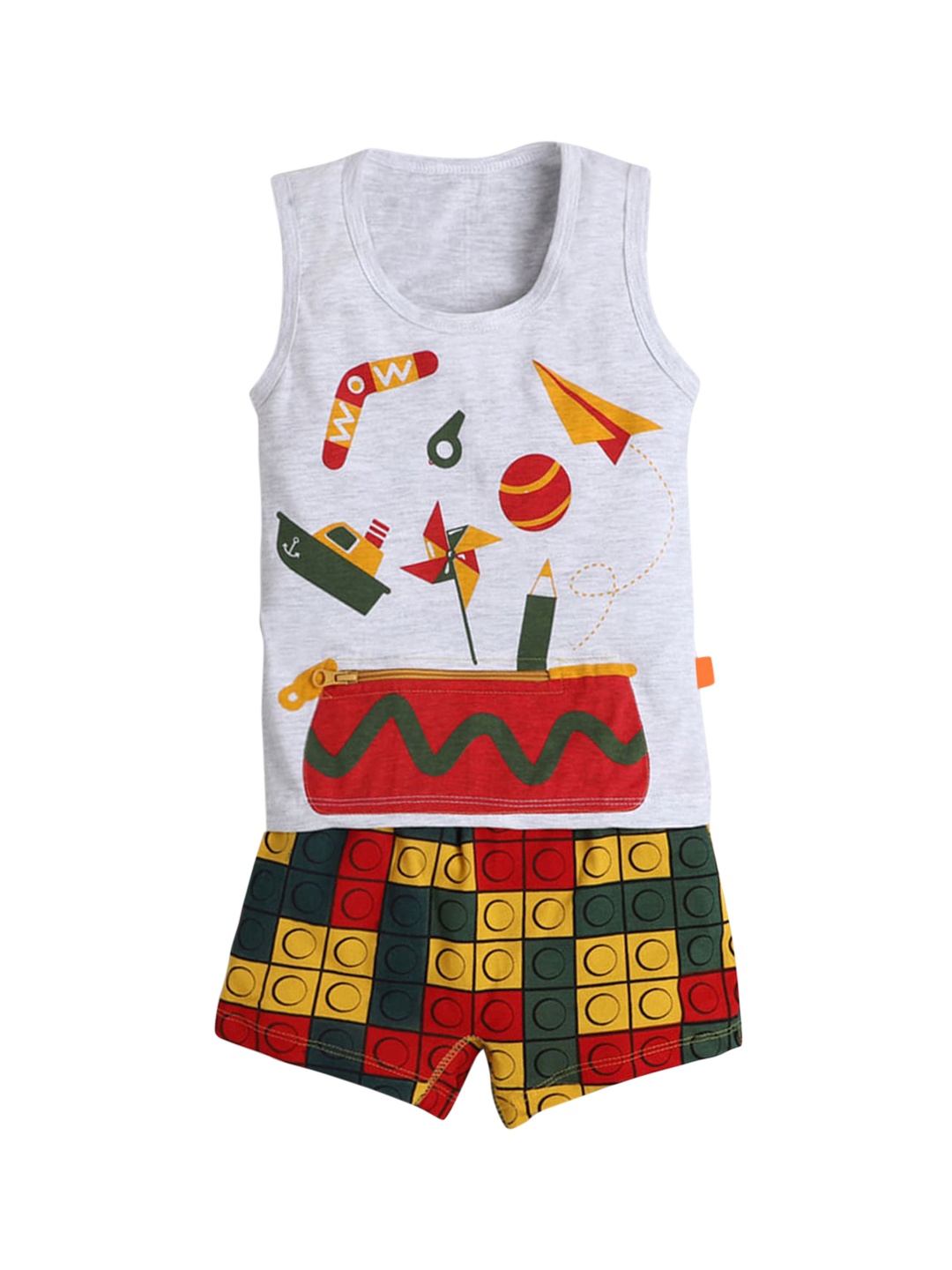 

Hopscotch Boys Grey Clothing Set