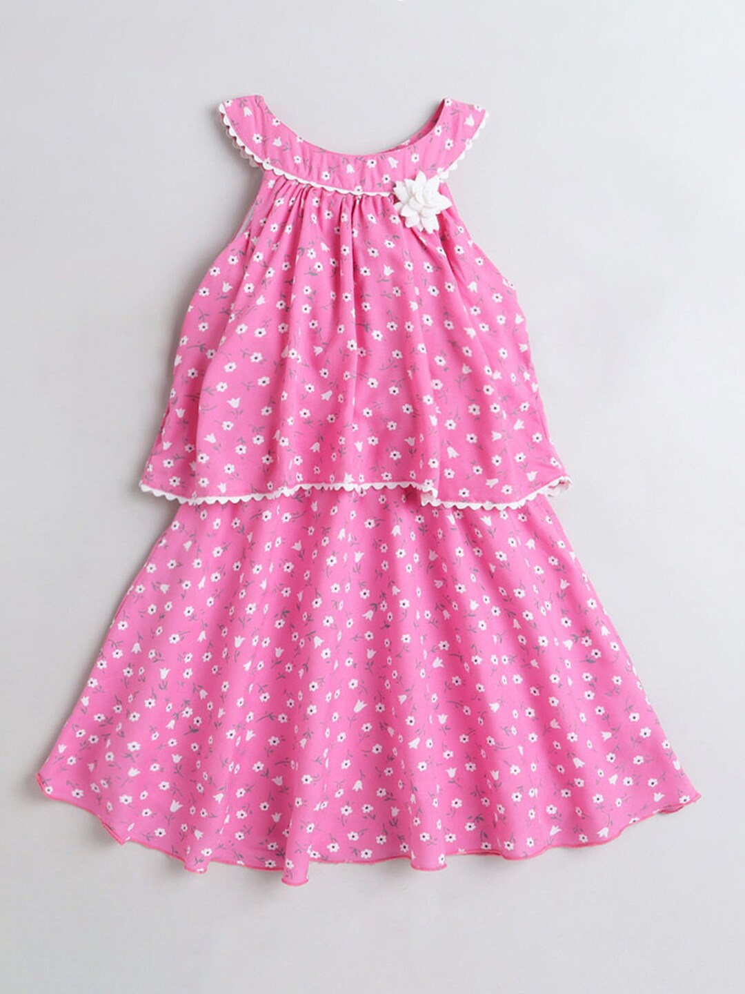 

Hopscotch Pink A-Line Dress