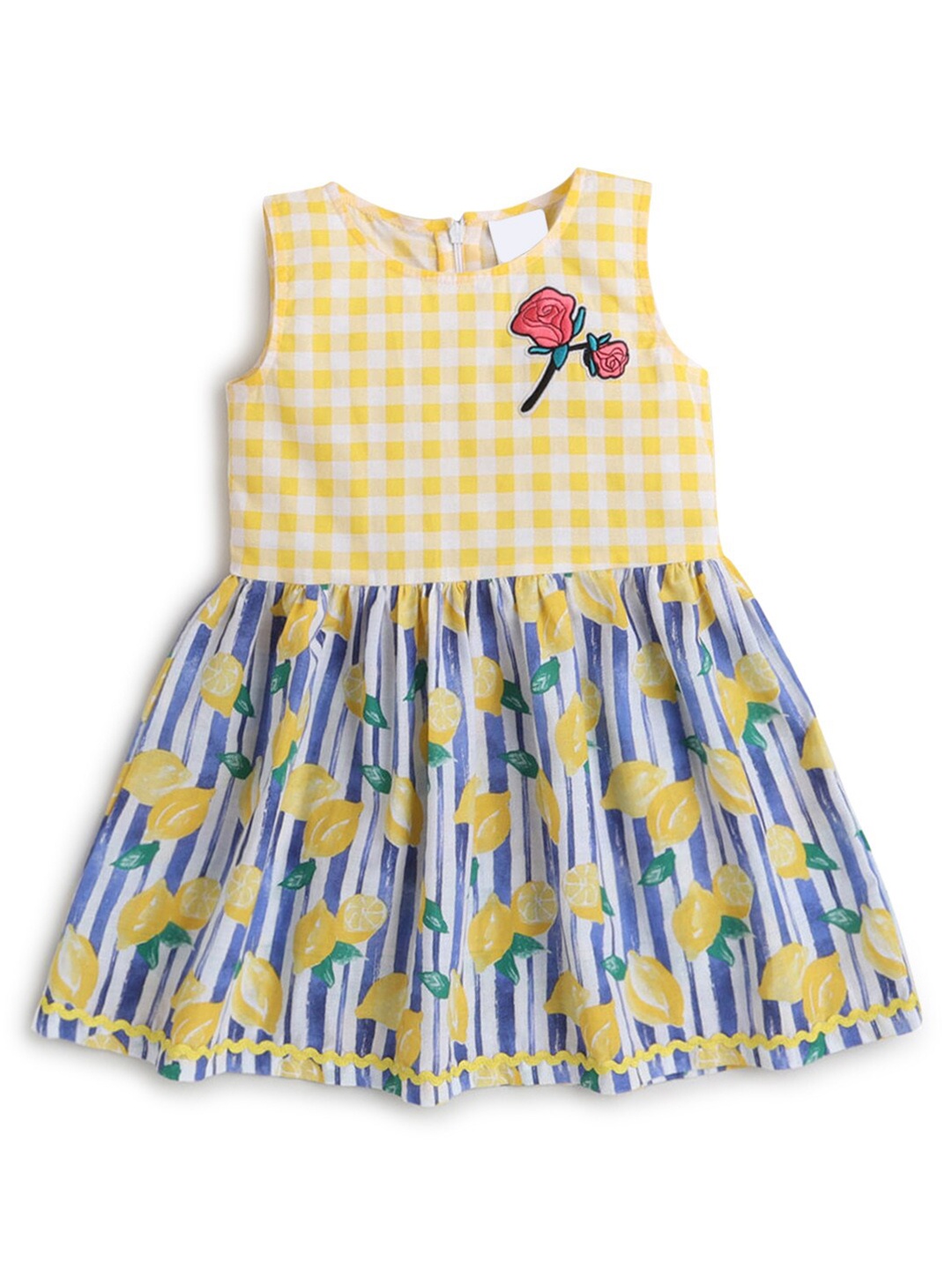 

Hopscotch Multicoloured Checked Dress, Multi