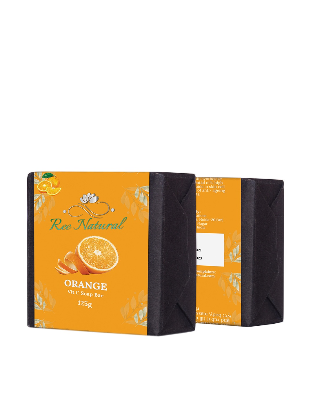 

Ree Natural Cold Processed Orange Vitamin C Soap Bar - 125g