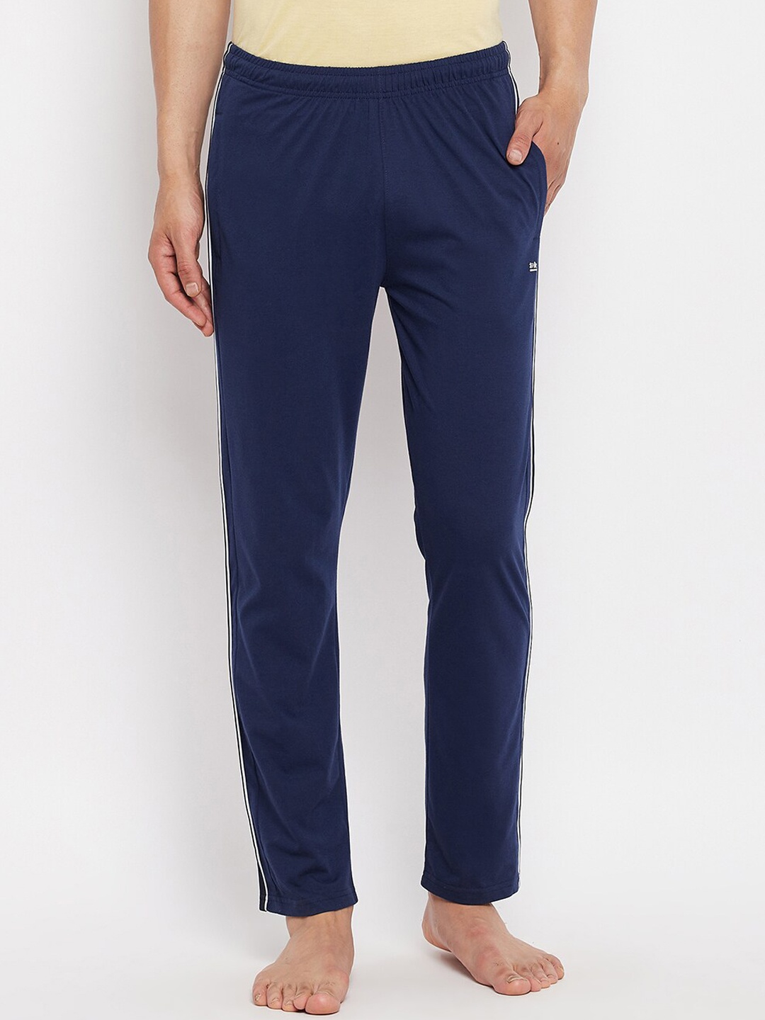 

Okane Men Blue Solid Lounge Pants