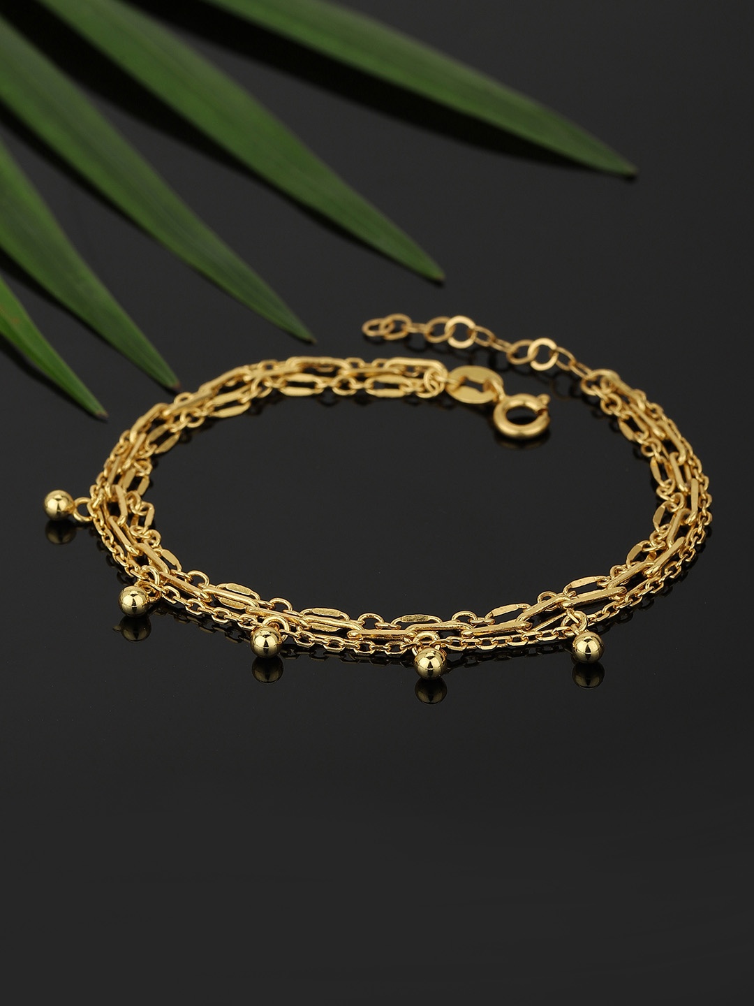 

Carlton London Women Gold-Plated Multistrand Bracelet