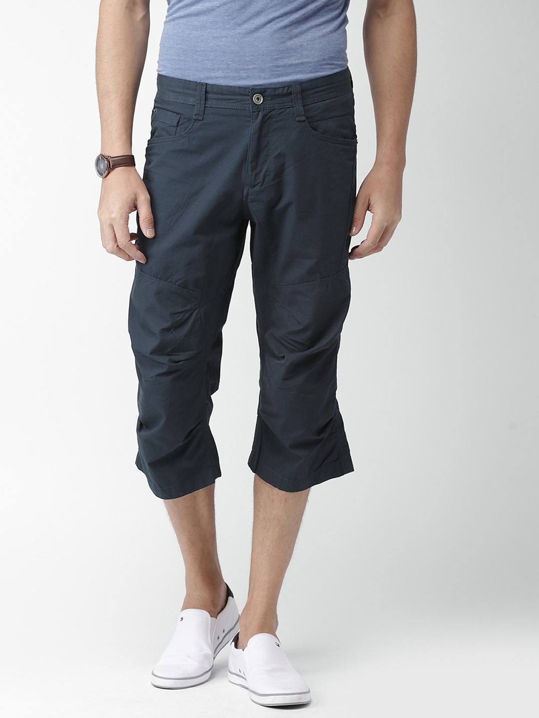 

Celio Men Navy Shorts, Navy blue