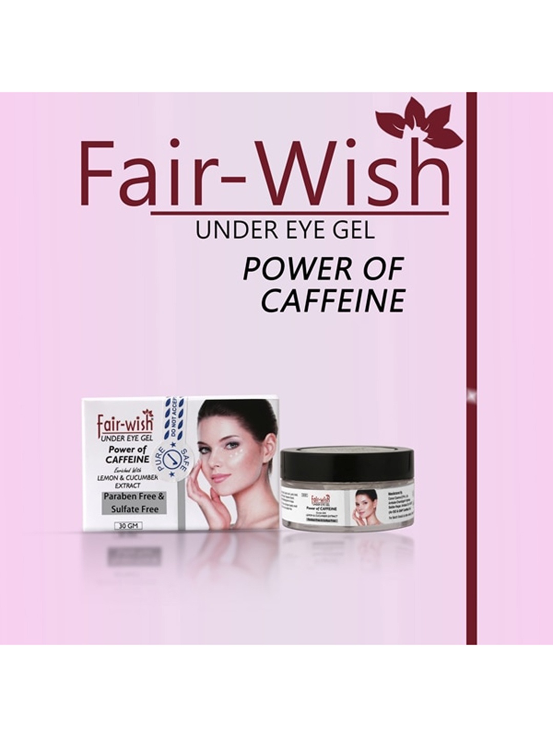 

Fair Wish Power of Caffeine Under Eye Gel with Lemon & Cucumber Extract - 30 g, White