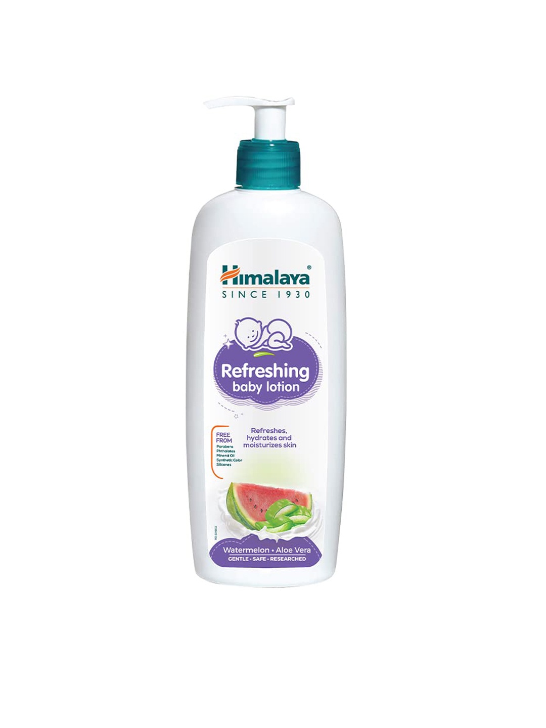 

Himalaya Refreshing Baby Lotion with Watermelon & Aloe Vera - 400 ml, White