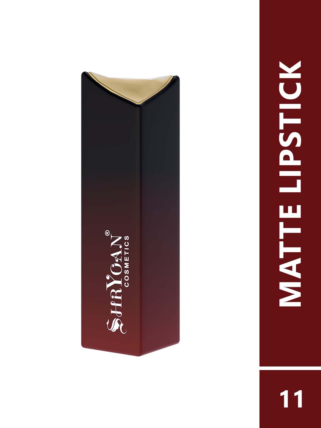 

SHRYOAN Soft Touch Matte Lipstick - Shade 11, Maroon