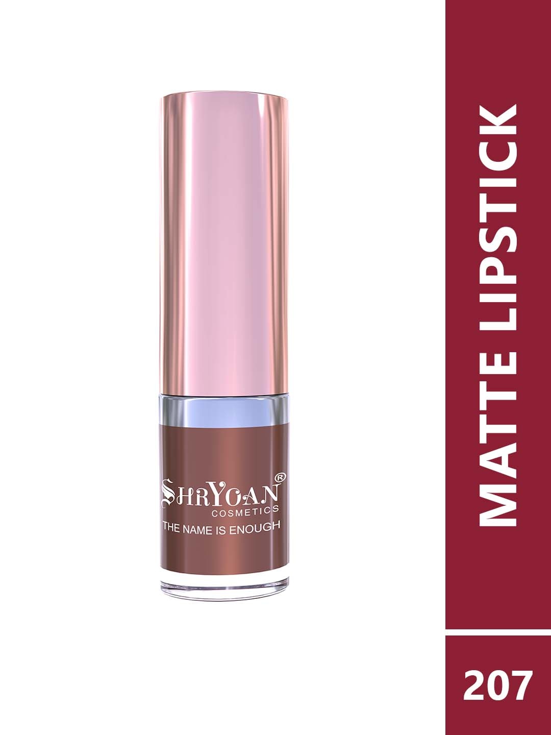 

SHRYOAN Cosmetics Lip Volumizing Dance Youth Colour Lipstick - Olivias 207, Brown