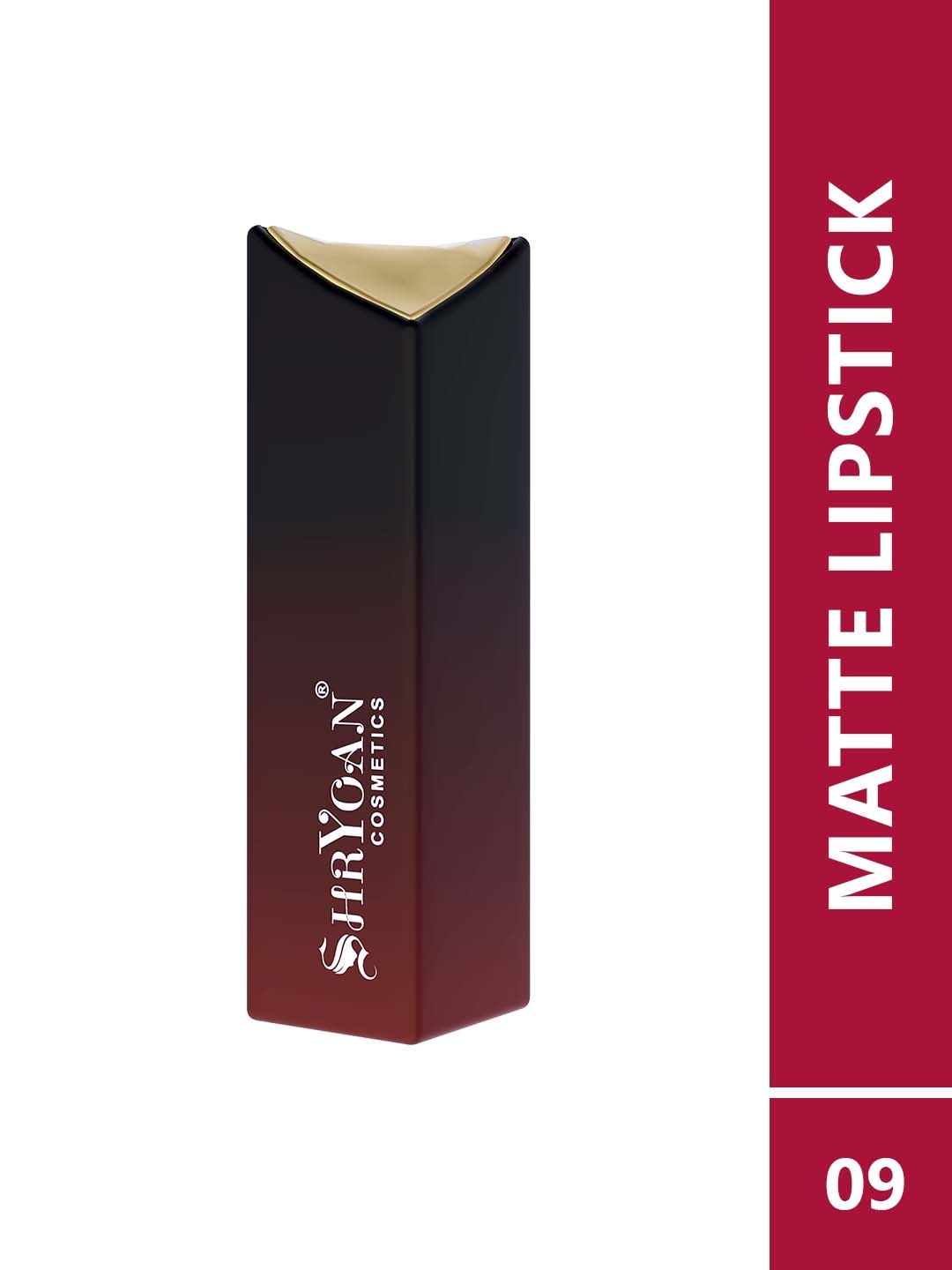 

SHRYOAN Smudge Proof Full Coverage Soft Touch Matte Lipstick - Shade 09, Red