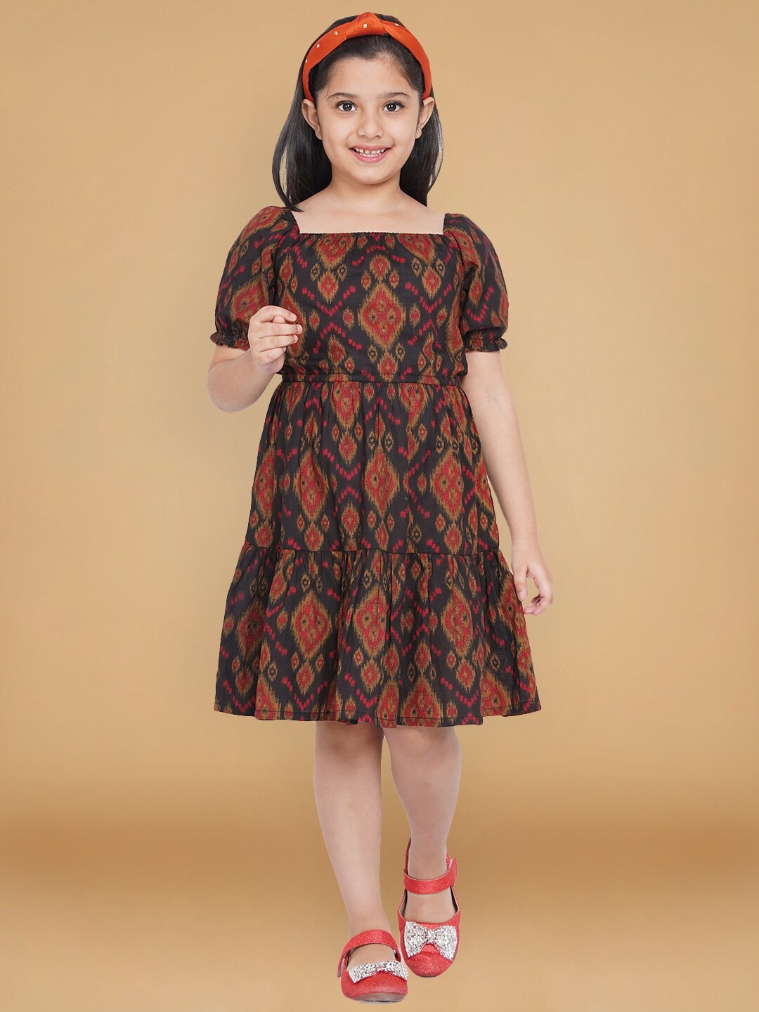 

titliyan Black Ethnic Motifs Dress