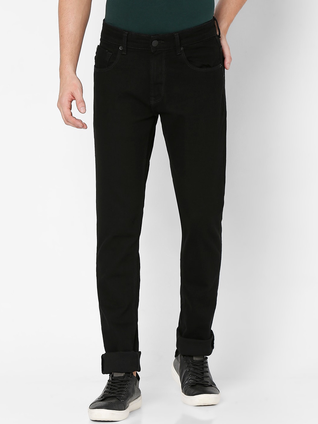 

SPYKAR Men Black Slim Fit Jeans